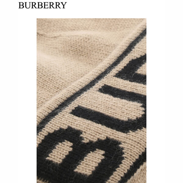 バーバリー ハット コピー BURBERRY カプチーノカシミヤビーニーハット