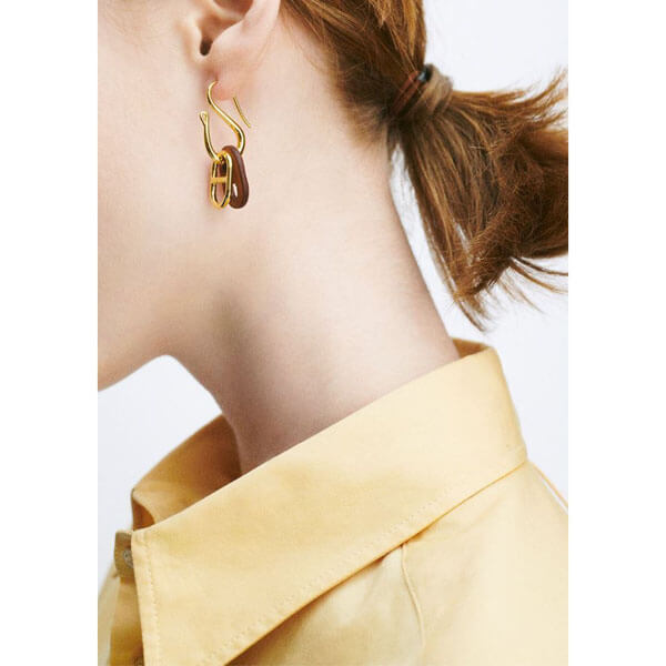 エルメス リング 偽物【エルメス】☆大人気☆ O'Maillon earrings オマイヨンピアス 