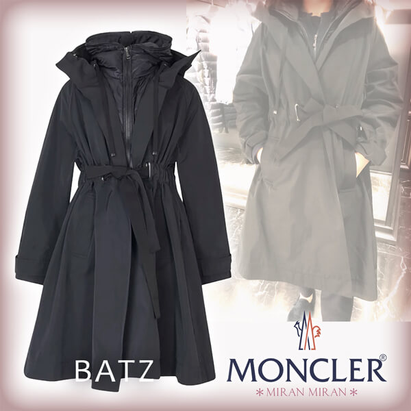 モンクレール 偽物 MONCLER x アウター 取り外し可能なダウンベスト付き♪コート/BATZ 2色