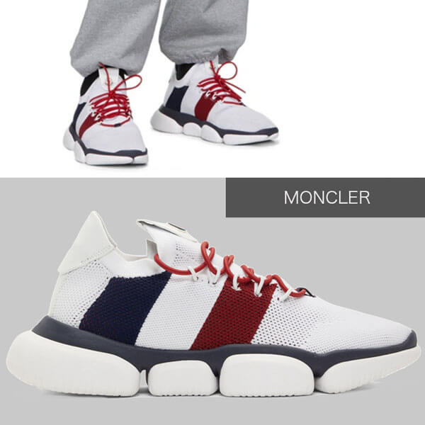 モンクレール 偽物 スニーカー MONCLER バブル スニーカー 4M7024001A6H