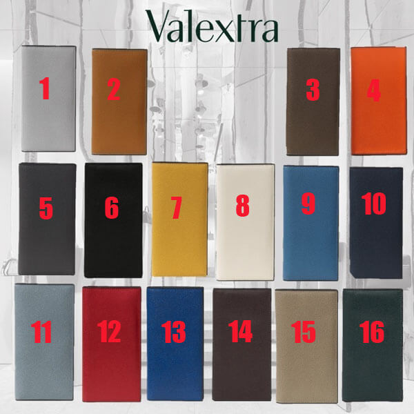 ヴァレクストラ 財布 偽物【Valextra】PORTAFOGLIO VERTICALE BIFOLD 16色 SGNL0021028L99WF99 -BC