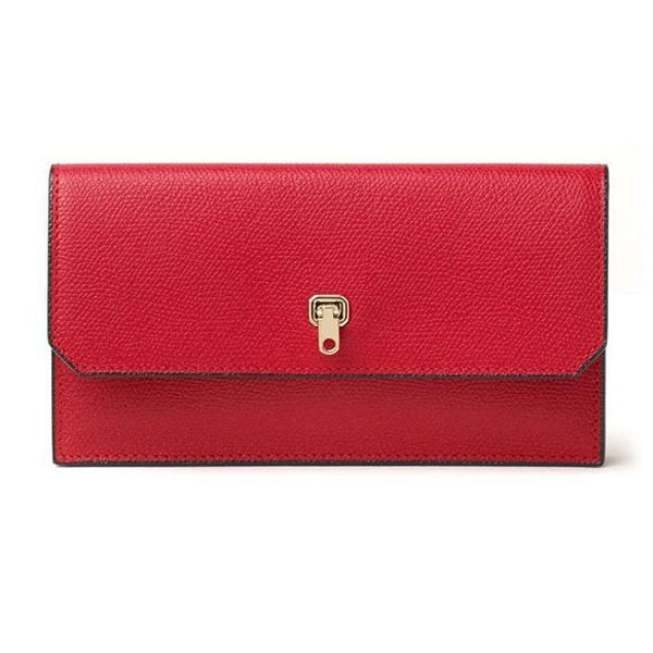 ヴァレクストラ バッグ 偽物 VALEXTRA BRERA PURSE WITH REMOVABLE CARD CASE V9L26-028-000R-OC