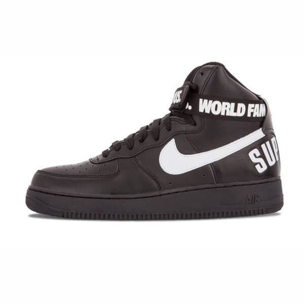 【ナイキ】シュプリーム x ナイキ スニーカー コピー 激レア シュプリーム Air Force 1 High "World Famous Black"