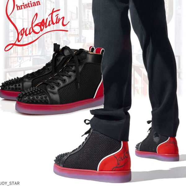 クリスチャン ルブタン スニーカー 偽物 20SS新作◆Christian Louboutin◆Fun Lou Spikesスニーカー 00179H763