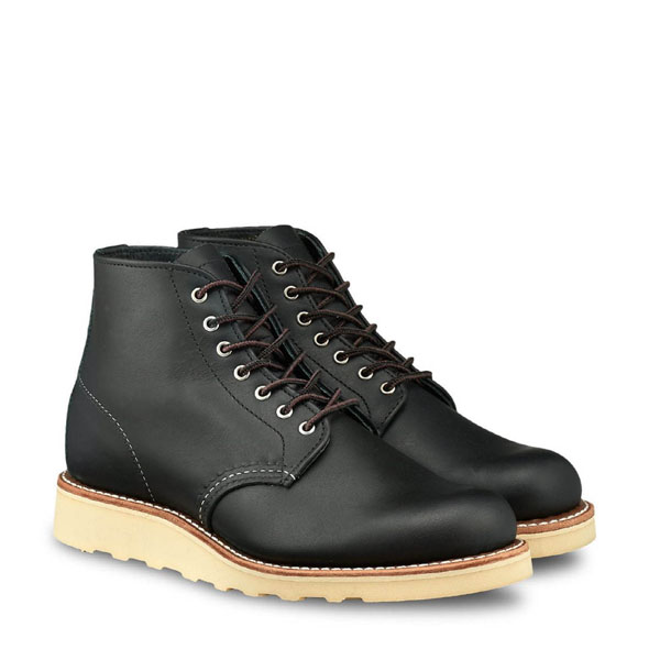 レッドウイング 偽物 ブーツ[RED WING] ROUND TOE 3450 BLACK BOUNDARY