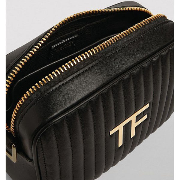 トムフォード ショルダーバッグ コピー TOM FORD レザー TF カメラ ショルダーバッグ