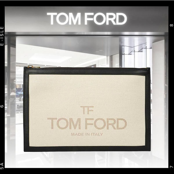 トムフォード クラッチ コピー【TOM FORD】ロゴドキュメントケース クラッチ SM242T F24