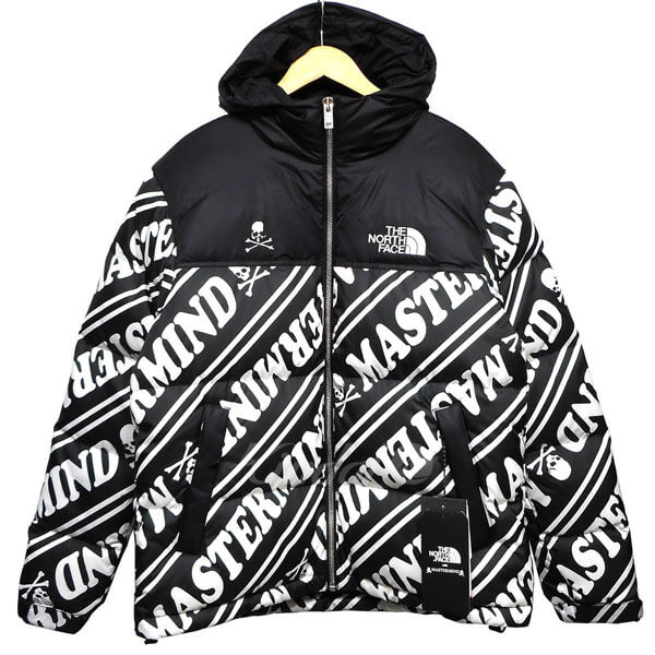 ノースフェイス ダウンジャケット 偽物入手困難★【THE NORTH FACE x MASTERMIND WORLD】NUPTSE JACKET