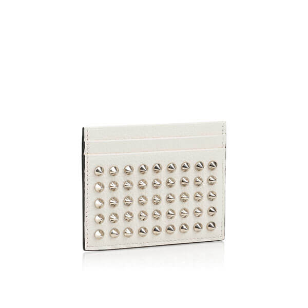 クリスチャン ルブタン カードケースコピー★CHRISTIAN LOUBOUTIN★Kios Card Holder★Snow 1175211W167