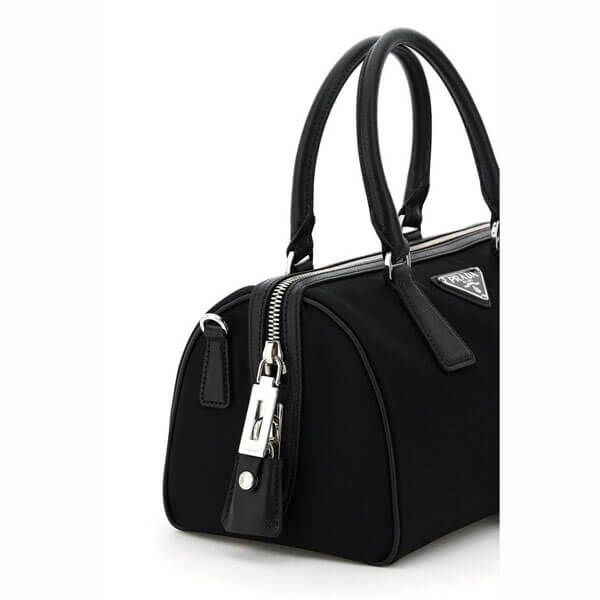 プラダ 偽物 バッグ PRADA NYLON AND SAFFIANO LEATHER TOP-HANDLE BAG 1BB845 V W1X 064 F0002