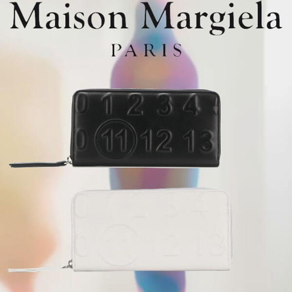 マルジェラ 財布 コピー 新作【Maison Margiela メゾンマルジェラ】カレンダータグ 長財布