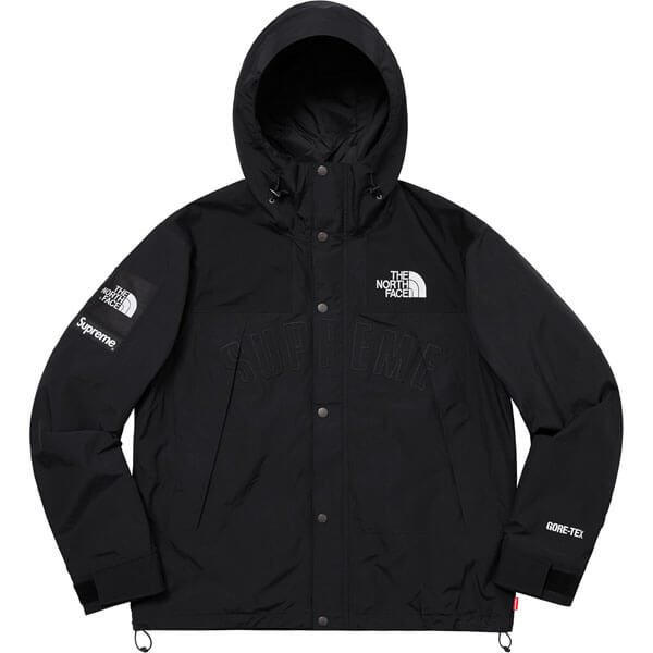 シュプリーム ノースフェイス 偽物 シュプリーム × The North Face Arc Logo Mountain Parka Black