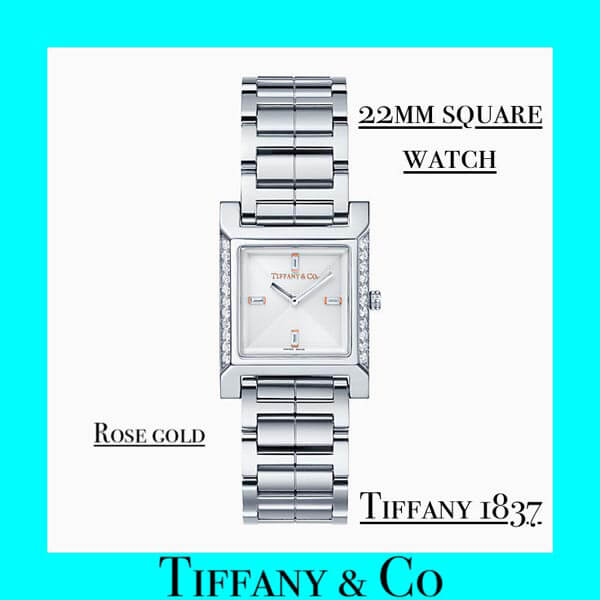 ティファニー 時計 コピー TIFFANY&Co. 1837 Makers 22mm Square Watch