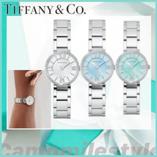 ティファニー 時計 コピー 日本未入荷【TIFFANY&Co. 】アトラス 2-ハンド 24MM 0.28ctダイヤ