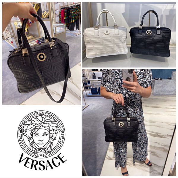 ヴェルサーチ ショルダーバッグ コピーVIP SALE!!【VERSACE】メドゥーサ♪ハンドバッグ♪2way♪上品