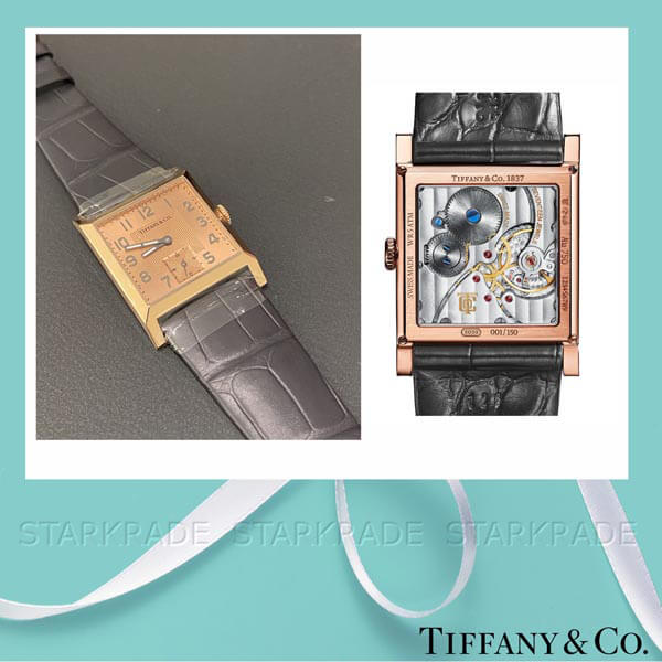 ティファニー 時計 コピー[TIFFANY&Co. ] MAKERS 世界限定150本 ローズゴールド Square Watch