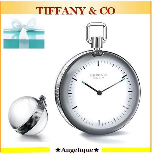 ティファニー 時計 コピー TIFFANY★デスクをお洒落にDiamond Point Round Clock