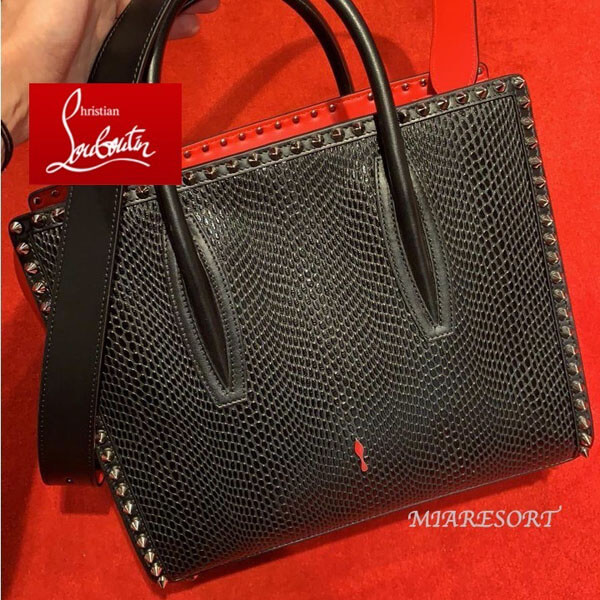 ルブタン バッグ コピー 21AW 新作★Christian Louboutin Paloma S Medium ☆クリスチャン ルブタン ハンドバッグ ☆3205001H801