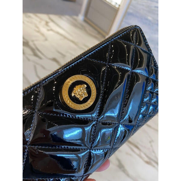 ヴェルサーチ 偽物 財布 VERSACE*Medusa head wallet