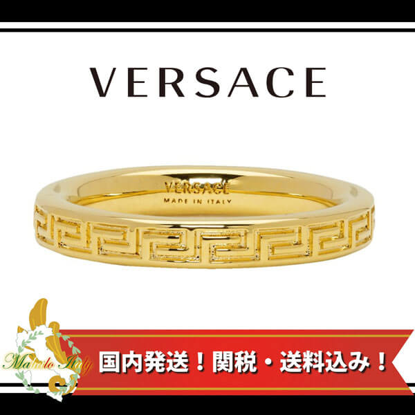 ヴェルサーチ リング コピー♪ペアリングにも♪★VERSACE★グリークリング