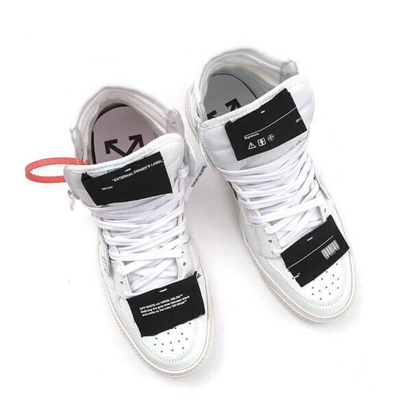 OFF white スニーカー 偽物 HIGH TOP SNEAKERS