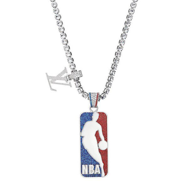 ルイヴィトン NBA ネックレス コピー【ルイヴィトン】LV×NBAコラボ！LVロゴ ストラス ネックレス MP2856