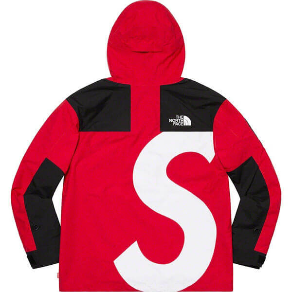 supreme north face 偽物 コラボ マウンテンジャケット レッド 赤