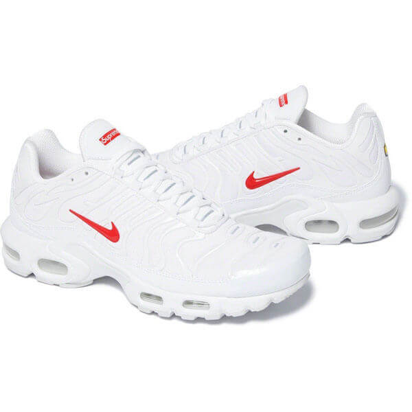 ナイキ Air Max Plus シュプリーム 偽物 シュプリーム ナイキ エアマックス プラス Box Logo WHITE