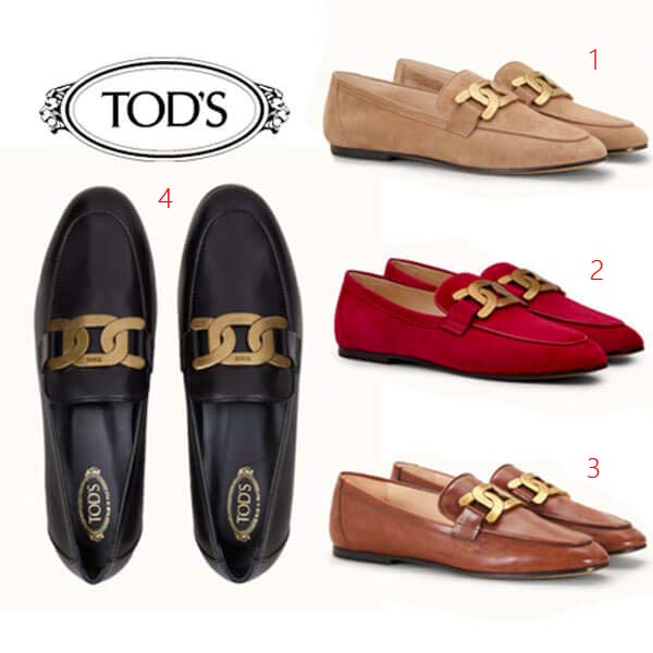 トッズ 靴 偽物 TOD'S☆KATE LOAFERS IN LEATHER ケイトローファー☆送料込