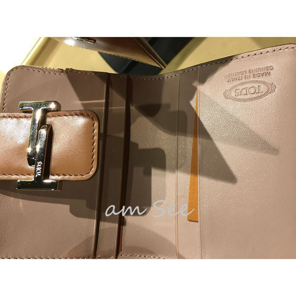 トッズ 財布 コピー【TOD'S】AME P.F.GRANDE 19.5 レザー2つ折り財布