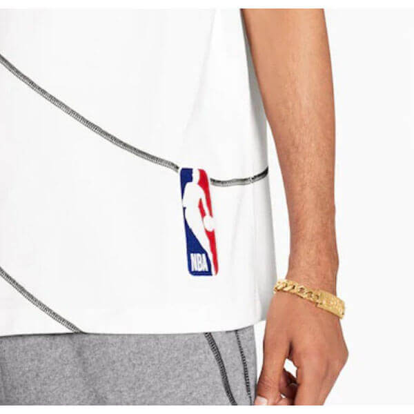 ルイヴィトン NBA コラボ コピー LV×NBA Tシャツ 注目コラボ☆ルイヴィトン☆エンブロイダリー 1A8H70