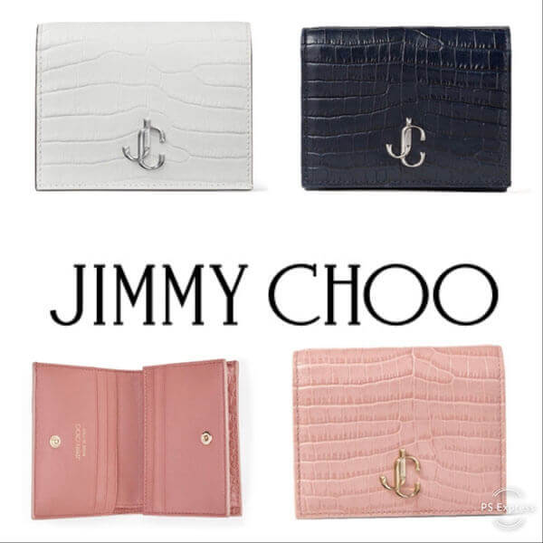 ジミーチュウ 財布 偽物 SALE!!【Jimmy Choo】HANNE★二つ折り財布★シンプル