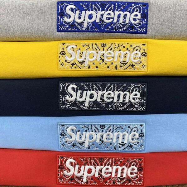 シュプリームボックスロゴパーカー偽物 シュプリーム バンダナBandana Box Logo Bogo