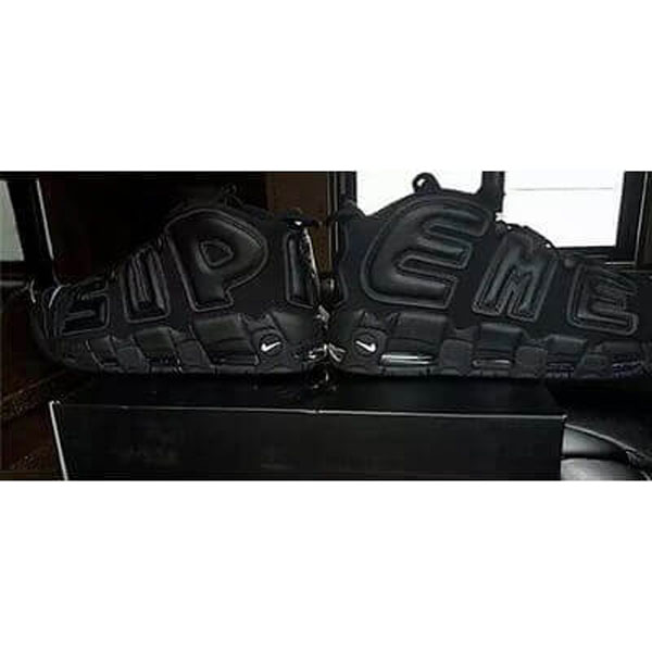 シュプリーム モアテン ナイキ エア モア アップテンポ シュプリーム x ナイキ Air More Uptempo ブラック