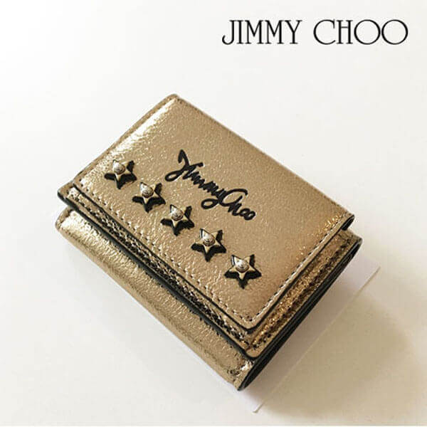 ジミーチュウ 財布 偽物【JIMMY CHOO】BRIA☆三つ折り財布☆コンパクト財布