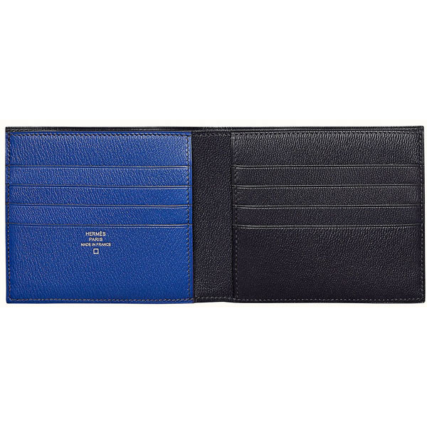 エルメス 財布 クロコダイル 偽物ゴージャスブルー ◆Hermes◆希少アリゲーター☆ウォレット MC2 H074716CAAB