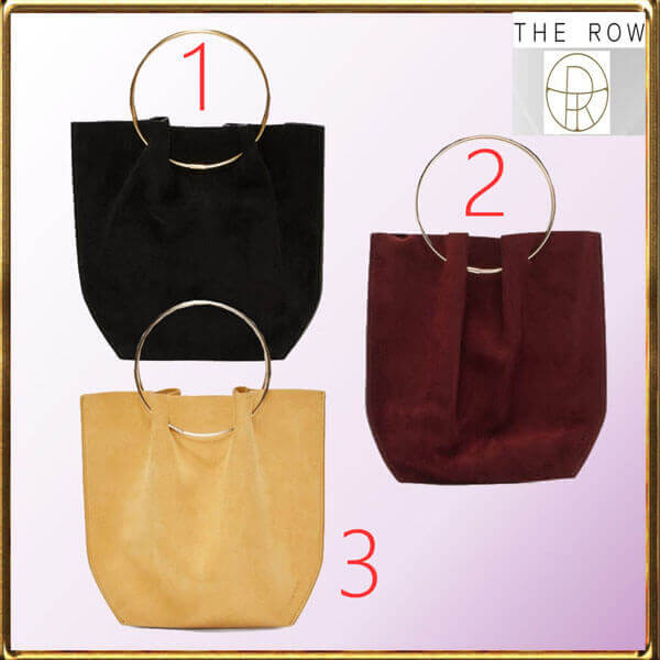 ☆THE ROW バッグ コピー☆ フラットサークル スエードバッグ