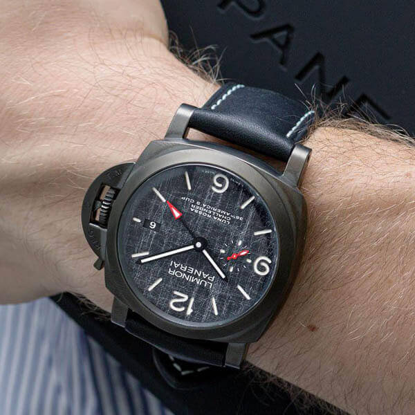 2021年 パネライ スーパー コピー 腕時計 ルミノール ルナロッサ GMT - 44mm PAM01036