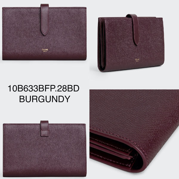 セリーヌ 財布 コピーセリーヌ【入手困難】人気STRAP WALLET Lサイズ 長財布 パスポート 10B633BFP