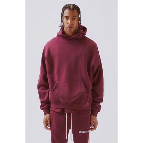 エッセンシャル パーカー 偽物 フィアオブゴッド FW18 FOG FEAR OF GOD ESSENTIALS PULLOVER HOODIE BURGUNDY