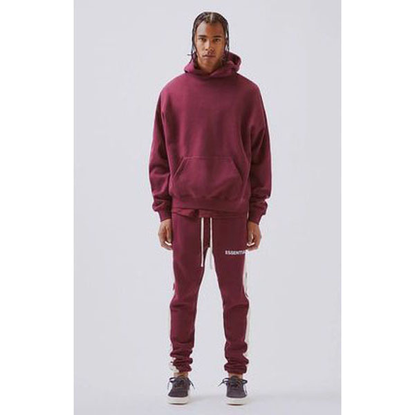 エッセンシャル パーカー 偽物 フィアオブゴッド FW18 FOG FEAR OF GOD ESSENTIALS PULLOVER HOODIE BURGUNDY