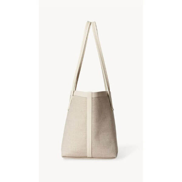 THE ROW バッグ コピー Mini Park Tote キャンパス レザー トート