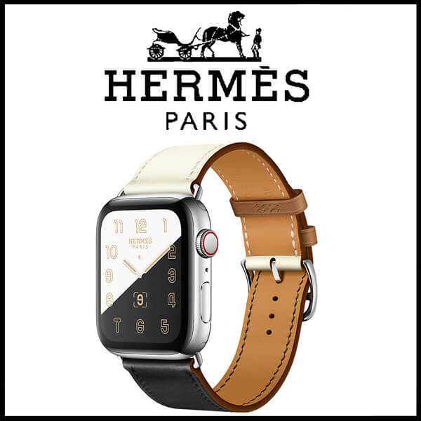 アップルウォッチ エルメス コピー Hermes★エルメス上品なレザー製バイカラーの乗馬のサドルを表現