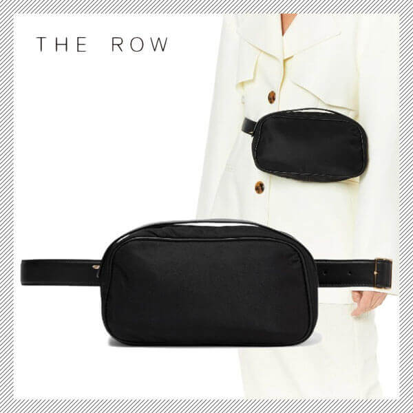 【THE ROW バッグ コピー】Fannypack レザートリム ベルトバッグ