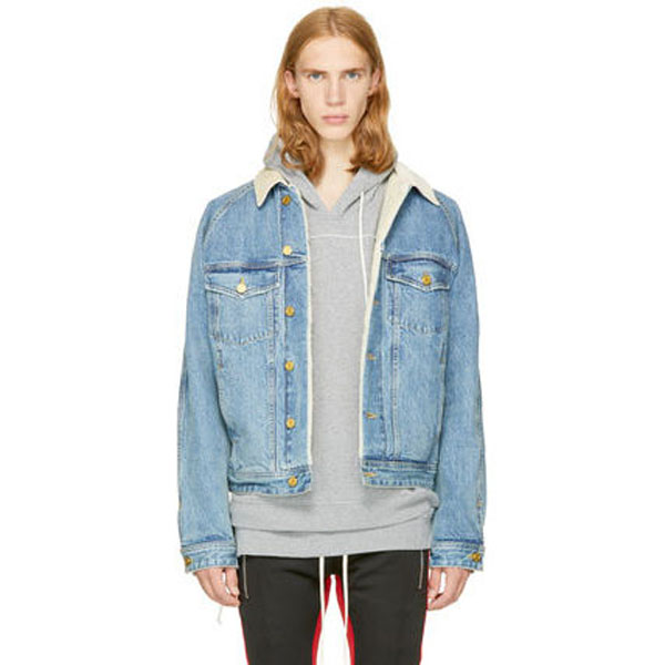 フィアオブゴッド 偽物 5th Fear of God インディゴ セルビッジ デニム 裏 Gジャン FOG