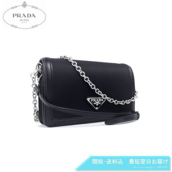 プラダ ミニショルダー コピー【PRADA】テスート ミニショルダー 1BP019 ブラック