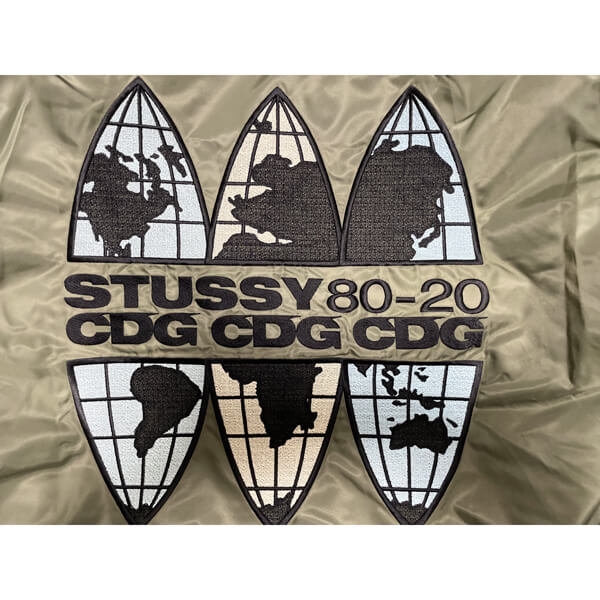 CDG × STUSSY 偽物 コムデギャルソン コピー MA-1BOMBER JACKET COMME des GARCONS