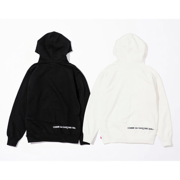 シュプリーム × CDG - BOX LOGO シュプリーム コムデギャルソン パーカー 偽物 ボックスロゴ