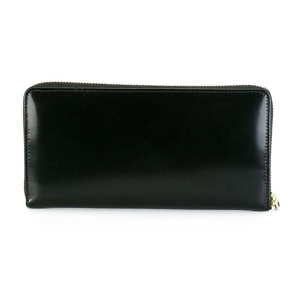 コムデギャルソン 財布 偽物 新作【COMME des GARCONS WALLET】Glossy Black 長財布 P024SA0110FL