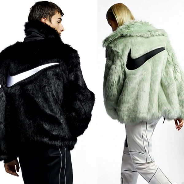 ナイキ コート コピー ナイキ x Ambush Women's Reversible Faux Fur Coat